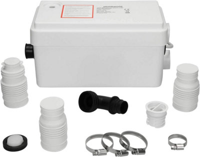 Affine Elite Macerator Waste Pump Lifting Station Sanitary Sink Shower Bath from B&Q