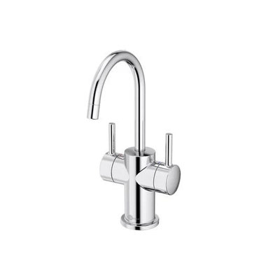 Insinkerator Moderno Chrome Instant Boiling Hot Cold Water Kitchen Tap & Neotank from B&Q