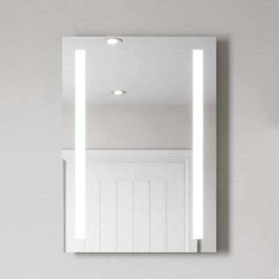 Affine 500 X 700mm Bathroom Mirror Led Lights Wall Mounted Battery Powered Illuminated from B&Q