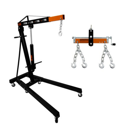 T-Mech Engine Crane 2 Tonne & Load Leveller from B&Q