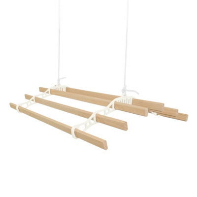 Monstershop Clothing Airer Ceiling Pulley - 1.2M Ivory