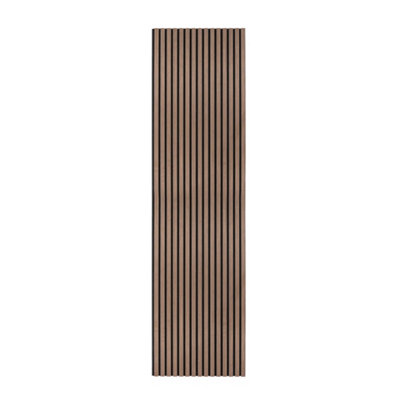 MonsterShop Acoustic Slat Wall PanelDark Walnut from B&Q