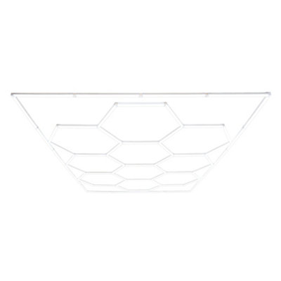 B&Q -  Hexagon Led Lighting 10 Lights & Border