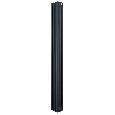 Monstershop Traditional 4 Column Radiator - 1800 x 200mm - Anthracite Grey - Image 7