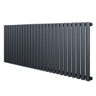 Monster Shop Oval Single Column Radiator - Anthracite Grey - Image 8