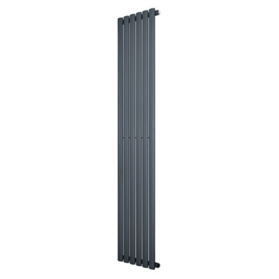 Monstershop Oval Single Column Radiator - 1800 x 360mm - Anthracite Grey - Image 7