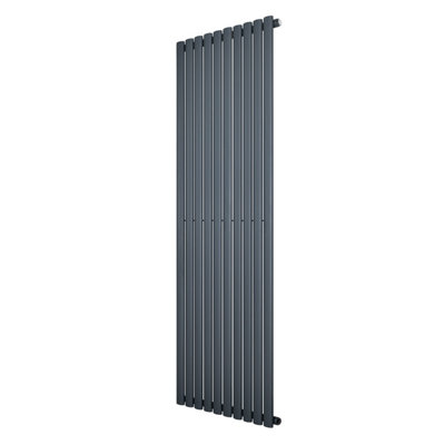 B&Q -  Oval Single Column Radiator 1800 X 600mm Modern Designer Single Panel
