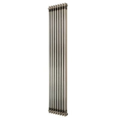 MonsterShop Traditional 2 Column Radiator1800 X 380mmRaw Metal from B&Q