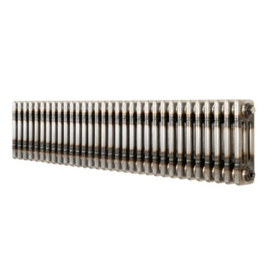 MonsterShop Traditional 3 Column Radiator300 X 1460mmRaw Metal from B&Q