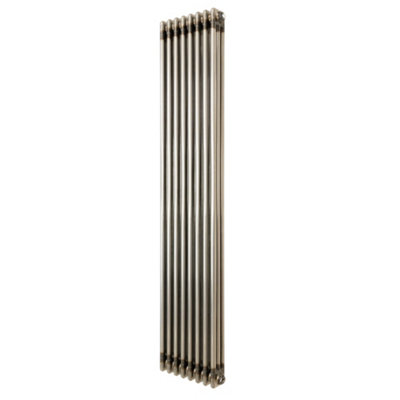 MonsterShop Traditional 3 Column Radiator1800 X 380mmRaw Metal from B&Q