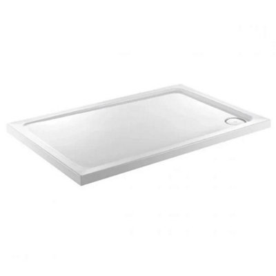 Corso Bathrooms 1800 X 800mm Rectangle Shower Tray from B&Q