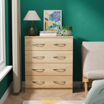 Crowndale - Oak Chest of Drawers - 4 Drawer - Nebraska Oak - Image 4