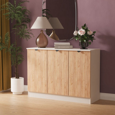 Varese Ready Assembled Matt Kashmir Sideboard (H)785mm (W)1091mm (D)400mm from B&Q