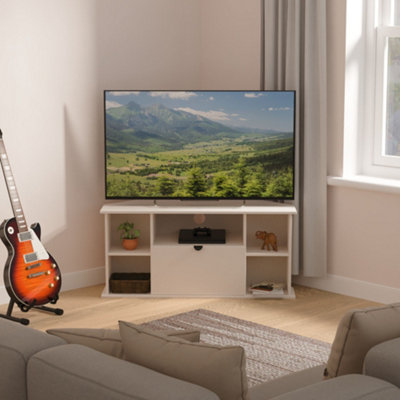 Varese Matt Kashmir Corner Tv Unit With 2 Shelves & 1 Drawers(H)51Cm X (W)112Cm X (D)51.5Cm from B&Q