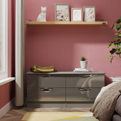 Ready Assembled U Unisex Mid Grey Holborn 4 Drawer Bed Box (Ready Assembled) In Size 2 - Image 4