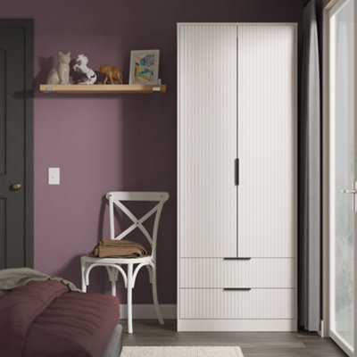 Ready Assembled U Unisex Taupe Menai Door Drawer Wardrobe (Ready Assembled) In Size 2 - Image 7