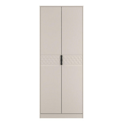 Welcome Furniture Tall Double Wardrobe - Cream - Extra Medium - Image 4