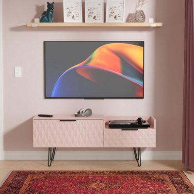 Welcome Furniture Harlequin Console Unit - Pink - 2 Drawer - Image 4