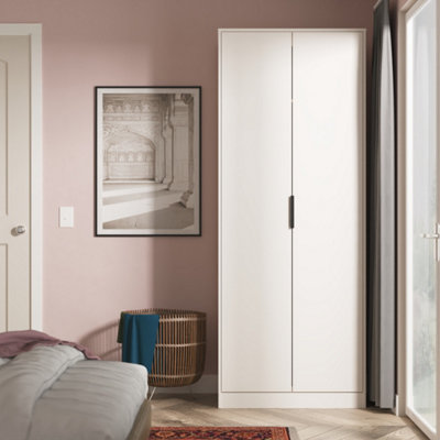 Welcome Furniture Tall Double Wardrobe - Cream - 10 - Image 3
