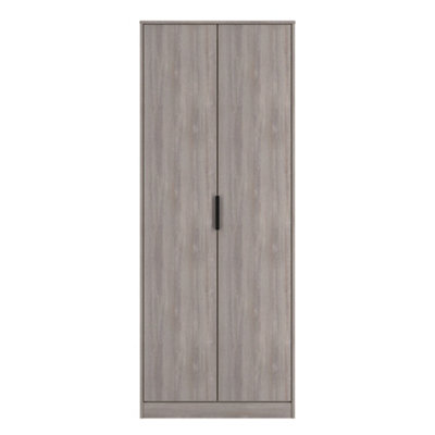 Crowndale - Tall Wardrobe - 2 Door - Grey Oak - Ready Assembled - Image 5