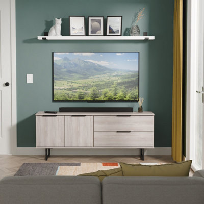 Swift Emerson Ready Assembled 2 Drawer 2 Door Wide Sideboard - Image 4