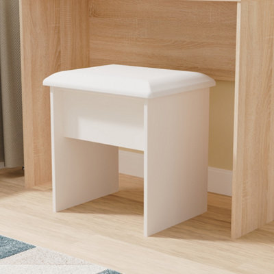Welcome Furniture - Vanity Stool - Extra Small - Cream - Image 3