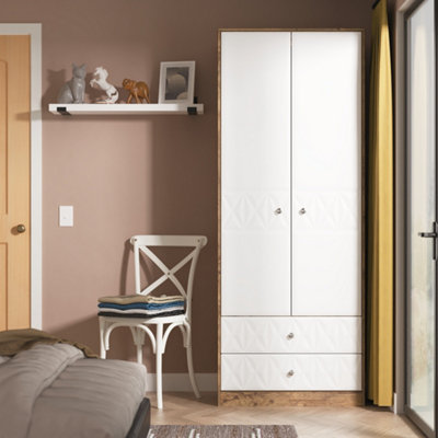 Ready Assembled U Unisex Dark Brown Toledo Door Drawer Wardrobe (Ready Assembled) In Size 2 - Image 3