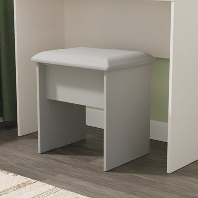 Welcome Furniture Victoria Stool Grey Extra Small - Image 3