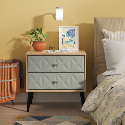 Ready Assembled U Unisex Duck Egg Blue Toledo Drawer Side Table (Ready Assembled) In Size 2 - Image 3