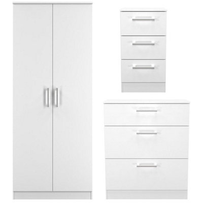B&Q Reydale 3 Piece Bedroom Furniture Pack (Ready Assembled)