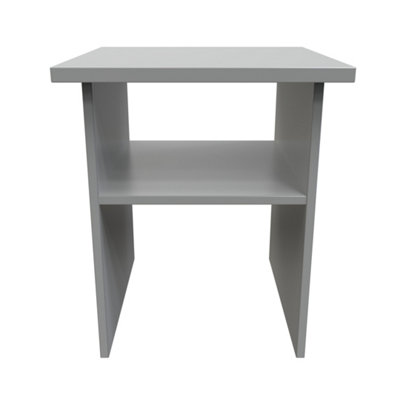 Gloucester Lamp Table In Dusk Grey (Ready Assembled) from B&Q