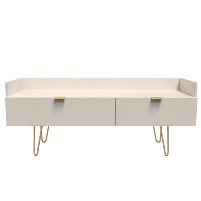 Honshu 2 Drawer Media Console Unit In Kashmir Matt (Ready Assembled) from B&Q