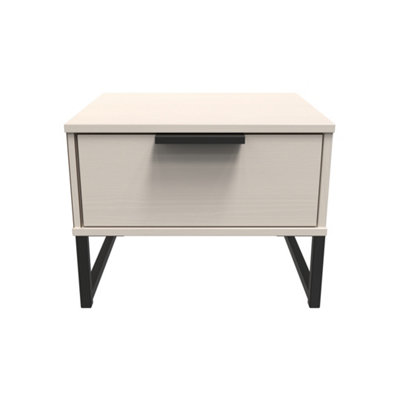 Beijing 1 Drawer Bedside Cabinet In Kashmir Ash (Ready Assembled) from B&Q