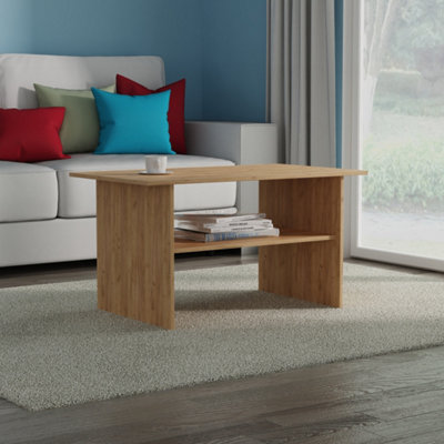 Gloucester Coffee Table In Gold Craft Oak (Ready Assembled) from B&Q