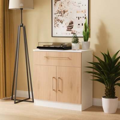 Welcome Furniture Worcester 4 Drawer Chest White Metal Size 4 - Image 4