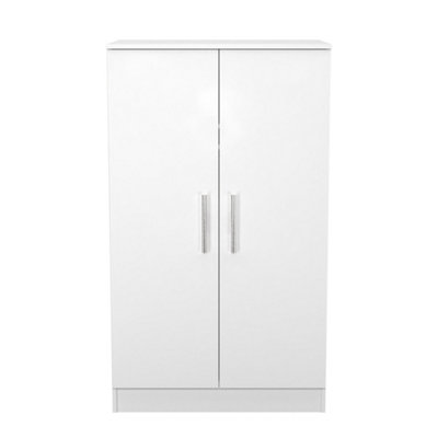 Trent Double Midi Wardrobe In White Matt (Ready Assembled) from B&Q