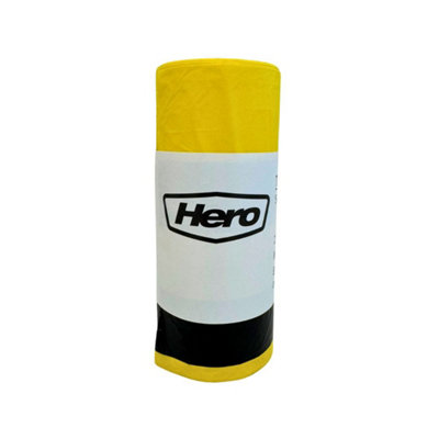 Hero 80L Medical Tiger Stripe Bin Bags Clinical Hygiene Waste Heavy Duty 25 Bags Large Ts002 from B&Q