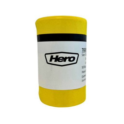 Hero 80L Medical Tiger Stripe Bin Bags Clinical Hygiene Waste Heavy Duty 50 Bags Large Ts003 from B&Q