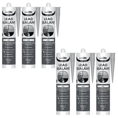 Bond It Flash-Mate Low Modulus Lead Silicone Sealant6X Grey285MlSilicone Sealant For Lead FlashingGuttering & Cladding from B&Q