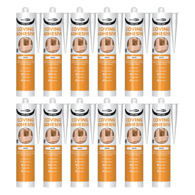 Bond It Cove-Mate Coving Adhesive12X White 285MlSolvent-FreeHigh-Strength Gap-Filling Adhesive SealantPremium Sealer from B&Q