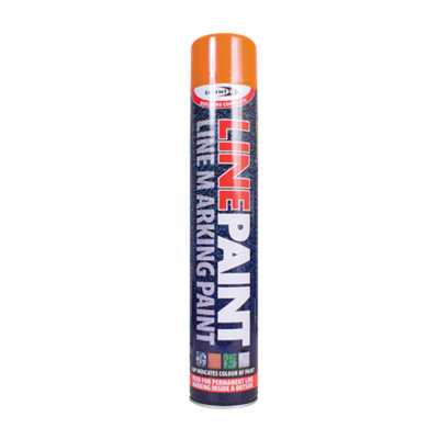 Bond It Line Marker Paint Quick Drying Resin Warehouse Floor - High Performance Line Marking Paint - 750Ml Orange