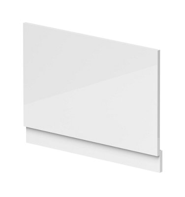 Balterley 800mm Waterproof Straight Shower Bath End PanelGloss White from B&Q