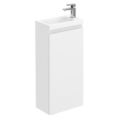 Balterley 400mm White Vanity Unit With Basin from B&Q