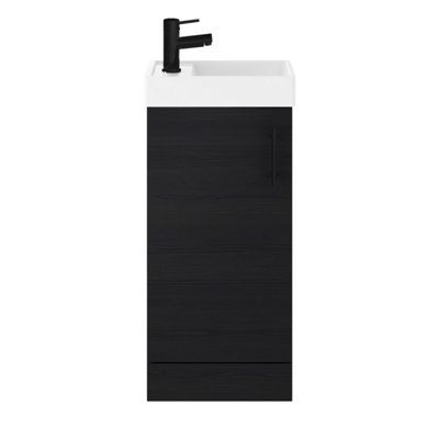 Balterley 400 Black Vanity & Matt Black Handle from B&Q