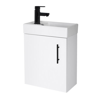 Balterley 400 Compat UnitBasin & Matt Blk Handle from B&Q