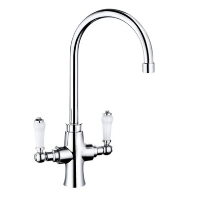 Balterley Traditional Dual Handle Kitchen Mixer TapChrome from B&Q