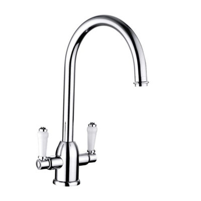 Balterley Traditional Dual Handle Kitchen Mixer TapChrome from B&Q
