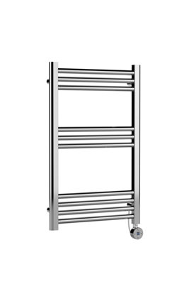 Balterley Electric Round Tube Heated Towel Rail With 10 Bars800mm X 500mmChrome from B&Q