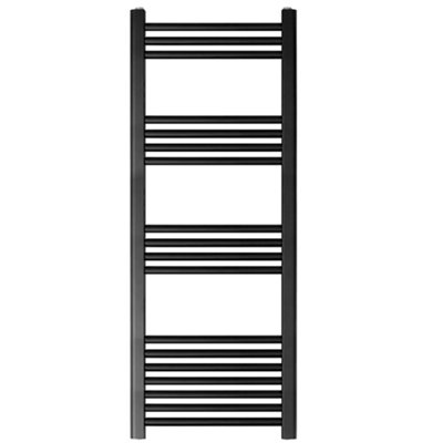 Balterley Straight Heated Heated Towel Rail Radiator550W400 X 1200mmMatt Black from B&Q