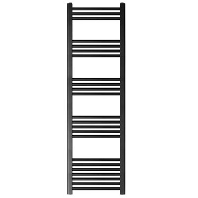 Balterley Straight Heated Heated Towel Rail Radiator631W400 X 1400mmMatt Black from B&Q